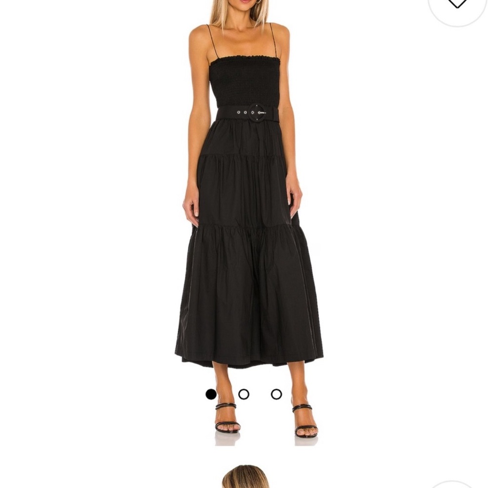 Black maxi strapless dress strapless brand new with tags. BELT does NOT come w